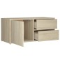 vidaXL TV-Schrank Sonoma-Eiche 80x34x36 cm Holzwerkstoff vidaXL TV-Schrank Sonoma-Eiche 80x34x36 cm Holzwerkstoff