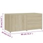 vidaXL TV-Schrank Sonoma-Eiche 80x34x36 cm Holzwerkstoff vidaXL TV-Schrank Sonoma-Eiche 80x34x36 cm Holzwerkstoff