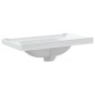vidaXL Waschbecken Weiß 81x48x23 cm Rechteckig Keramik vidaXL Waschbecken Weiß 81x48x23 cm Rechteckig Keramik