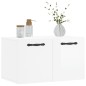 vidaXL Wandschrank Hochglanz-Weiß 60x36,5x35 cm Holzwerkstoff vidaXL Wandschrank Hochglanz-Weiß 60x36,5x35 cm Holzwerkstoff