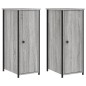 vidaXL Nachttische 2 Stk. Grau Sonoma 32x42x80 cm Holzwerkstoff vidaXL Nachttische 2 Stk. Grau Sonoma 32x42x80 cm Holzwerkstoff