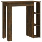 vidaXL Bartisch mit Regal Räuchereiche 102x50x103,5 cm Holzwerkstoff vidaXL Bartisch mit Regal Räuchereiche 102x50x103,5 cm Holzwerkstoff