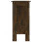 vidaXL Bartisch mit Regal Räuchereiche 102x50x103,5 cm Holzwerkstoff vidaXL Bartisch mit Regal Räuchereiche 102x50x103,5 cm Holzwerkstoff