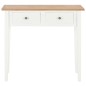 vidaXL Frisiertisch Konsolentisch Weiß 79 x 30 x 74 cm Holz vidaXL Frisiertisch Konsolentisch Weiß 79 x 30 x 74 cm Holz