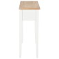 vidaXL Frisiertisch Konsolentisch Weiß 79 x 30 x 74 cm Holz vidaXL Frisiertisch Konsolentisch Weiß 79 x 30 x 74 cm Holz