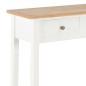 vidaXL Frisiertisch Konsolentisch Weiß 79 x 30 x 74 cm Holz vidaXL Frisiertisch Konsolentisch Weiß 79 x 30 x 74 cm Holz