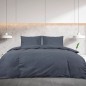 vidaXL Bettwäsche-Set Anthrazit 135x200 cm Baumwolle vidaXL Bettwäsche-Set Anthrazit 135x200 cm Baumwolle