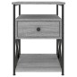 vidaXL Nachttische 2 Stk. Grau Sonoma 40x42x55 cm Holzwerkstoff vidaXL Nachttische 2 Stk. Grau Sonoma 40x42x55 cm Holzwerkstoff