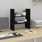 vidaXL Monitorständer Schwarz (39-72)x17x43 cm Massivholz Kiefer vidaXL Monitorständer Schwarz (39-72)x17x43 cm Massivholz Kiefer