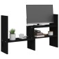 vidaXL Monitorständer Schwarz (39-72)x17x43 cm Massivholz Kiefer vidaXL Monitorständer Schwarz (39-72)x17x43 cm Massivholz Kiefer