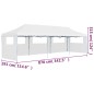 vidaXL Pop-Up Partyzelt Faltbar mit 5 Seitenwänden 3x9 m Weiß vidaXL Pop-Up Partyzelt Faltbar mit 5 Seitenwänden 3x9 m Weiß