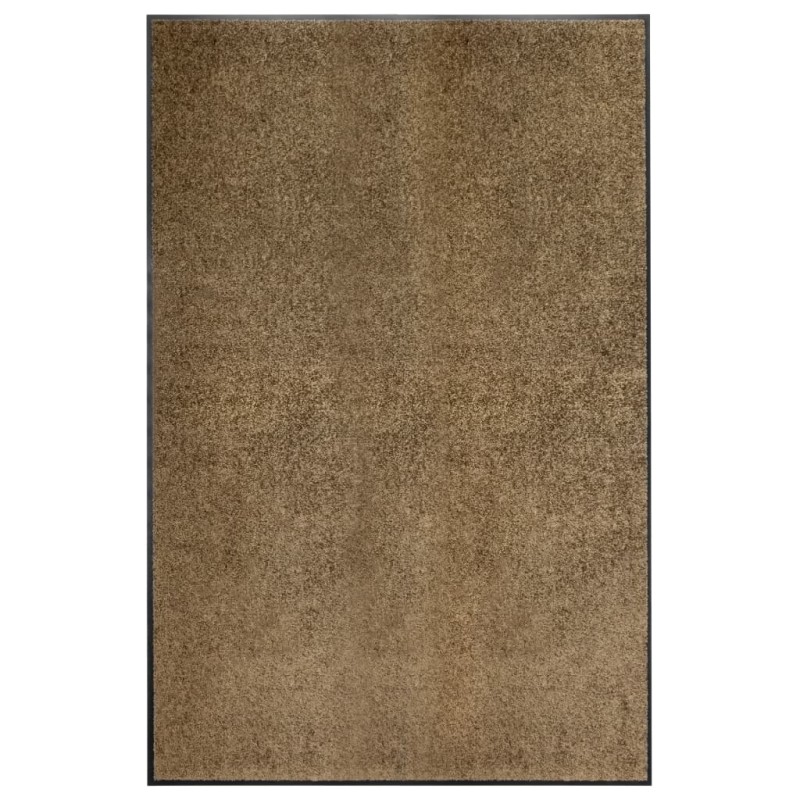 vidaXL Fußmatte Waschbar Braun 120x180 cm vidaXL Fußmatte Waschbar Braun 120x180 cm