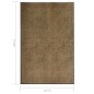 vidaXL Fußmatte Waschbar Braun 120x180 cm vidaXL Fußmatte Waschbar Braun 120x180 cm