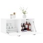 vidaXL Wandschrank Hochglanz-Weiß 80x36,5x35 cm Holzwerkstoff vidaXL Wandschrank Hochglanz-Weiß 80x36,5x35 cm Holzwerkstoff