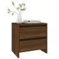 vidaXL Nachttische 2 Stk. Braun Eichen-Optik 45x34,5x44,5 cm vidaXL Nachttische 2 Stk. Braun Eichen-Optik 45x34,5x44,5 cm