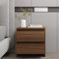 vidaXL Nachttische 2 Stk. Braun Eichen-Optik 45x34,5x44,5 cm vidaXL Nachttische 2 Stk. Braun Eichen-Optik 45x34,5x44,5 cm