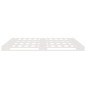 vidaXL Palettenbett Weiß 120x200 cm Massivholz Kiefer vidaXL Palettenbett Weiß 120x200 cm Massivholz Kiefer