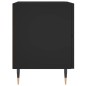 vidaXL Nachttisch Schwarz 40x35x47,5 cm Holzwerkstoff vidaXL Nachttisch Schwarz 40x35x47,5 cm Holzwerkstoff