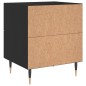 vidaXL Nachttisch Schwarz 40x35x47,5 cm Holzwerkstoff vidaXL Nachttisch Schwarz 40x35x47,5 cm Holzwerkstoff