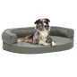 vidaXL Hundematratze Ergonomisch 75x53cm Leinenoptik Grau vidaXL Hundematratze Ergonomisch 75x53cm Leinenoptik Grau