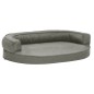 vidaXL Hundematratze Ergonomisch 75x53cm Leinenoptik Grau vidaXL Hundematratze Ergonomisch 75x53cm Leinenoptik Grau