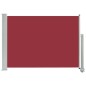 vidaXL Ausziehbare Seitenmarkise 80×300 cm Rot vidaXL Ausziehbare Seitenmarkise 80×300 cm Rot