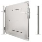 vidaXL Gartentor 100x75 cm Edelstahl vidaXL Gartentor 100x75 cm Edelstahl