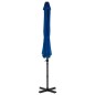 vidaXL Ampelschirm mit Aluminium-Mast Azurblau 300 cm vidaXL Ampelschirm mit Aluminium-Mast Azurblau 300 cm