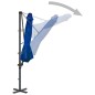 vidaXL Ampelschirm mit Aluminium-Mast Azurblau 300 cm vidaXL Ampelschirm mit Aluminium-Mast Azurblau 300 cm