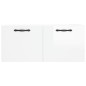 vidaXL Wandschrank Hochglanz-Weiß 80x36,5x35 cm Holzwerkstoff vidaXL Wandschrank Hochglanz-Weiß 80x36,5x35 cm Holzwerkstoff