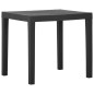 vidaXL Gartentisch Grau 79x65x72 cm Kunststoff vidaXL Gartentisch Grau 79x65x72 cm Kunststoff
