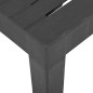 vidaXL Gartentisch Grau 79x65x72 cm Kunststoff vidaXL Gartentisch Grau 79x65x72 cm Kunststoff