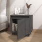 vidaXL Nachttische 2 Stk. Grau 40x30x40 cm Massivholz Kiefer vidaXL Nachttische 2 Stk. Grau 40x30x40 cm Massivholz Kiefer