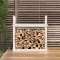 vidaXL Kaminholzregal Weiß 110x35x108,5 cm Massivholz Kiefer vidaXL Kaminholzregal Weiß 110x35x108,5 cm Massivholz Kiefer