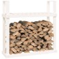 vidaXL Kaminholzregal Weiß 110x35x108,5 cm Massivholz Kiefer vidaXL Kaminholzregal Weiß 110x35x108,5 cm Massivholz Kiefer