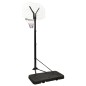 vidaXL Basketballständer Weiß 258-363 cm Polyethylen vidaXL Basketballständer Weiß 258-363 cm Polyethylen