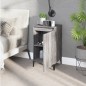 vidaXL Nachttisch Grau Sonoma 40x35x70 cm Holzwerkstoff vidaXL Nachttisch Grau Sonoma 40x35x70 cm Holzwerkstoff