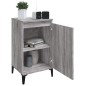 vidaXL Nachttisch Grau Sonoma 40x35x70 cm Holzwerkstoff vidaXL Nachttisch Grau Sonoma 40x35x70 cm Holzwerkstoff