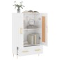vidaXL Highboard Hochglanz-Weiß 69,5x31x115 cm Holzwerkstoff vidaXL Highboard Hochglanz-Weiß 69,5x31x115 cm Holzwerkstoff