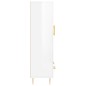vidaXL Highboard Hochglanz-Weiß 69,5x31x115 cm Holzwerkstoff vidaXL Highboard Hochglanz-Weiß 69,5x31x115 cm Holzwerkstoff