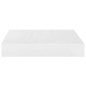 vidaXL Schweberegale 4 Stk. Hochglanz-Weiß 23x23,5x3,8 cm MDF vidaXL Schweberegale 4 Stk. Hochglanz-Weiß 23x23,5x3,8 cm MDF