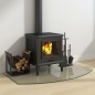 vidaXL Kaminofen Glasplatte 100x60 cm vidaXL Kaminofen Glasplatte 100x60 cm