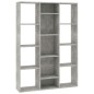 vidaXL Raumteiler/Bücherregal Betongrau 100x24x140 cm Holzwerkstoff vidaXL Raumteiler/Bücherregal Betongrau 100x24x140 cm Holzwerkstoff