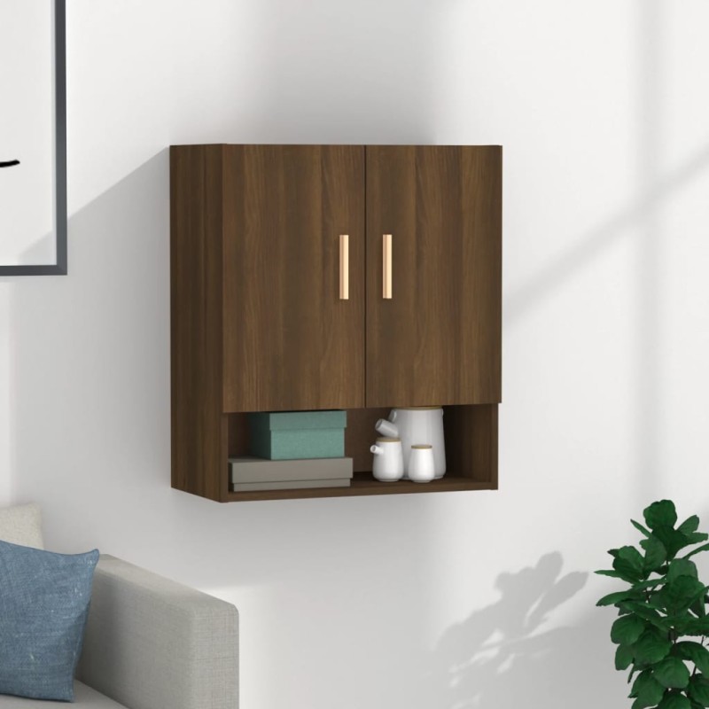 vidaXL Wandschrank Braun Eichen-Optik 60x31x70 cm Holzwerkstoff vidaXL Wandschrank Braun Eichen-Optik 60x31x70 cm Holzwerkstoff