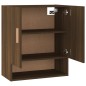 vidaXL Wandschrank Braun Eichen-Optik 60x31x70 cm Holzwerkstoff vidaXL Wandschrank Braun Eichen-Optik 60x31x70 cm Holzwerkstoff