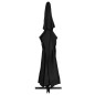 vidaXL Sonnenschirm mit Aluminium-Mast 500 cm Schwarz vidaXL Sonnenschirm mit Aluminium-Mast 500 cm Schwarz