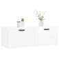 vidaXL Wandschrank Hochglanz-Weiß 100x36,5x35 cm Holzwerkstoff vidaXL Wandschrank Hochglanz-Weiß 100x36,5x35 cm Holzwerkstoff