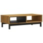 vidaXL Couchtisch FLAM 100x50x32,5 cm Massivholz Kiefer vidaXL Couchtisch FLAM 100x50x32,5 cm Massivholz Kiefer