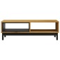 vidaXL Couchtisch FLAM 100x50x32,5 cm Massivholz Kiefer vidaXL Couchtisch FLAM 100x50x32,5 cm Massivholz Kiefer