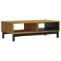 vidaXL Couchtisch FLAM 100x50x32,5 cm Massivholz Kiefer vidaXL Couchtisch FLAM 100x50x32,5 cm Massivholz Kiefer